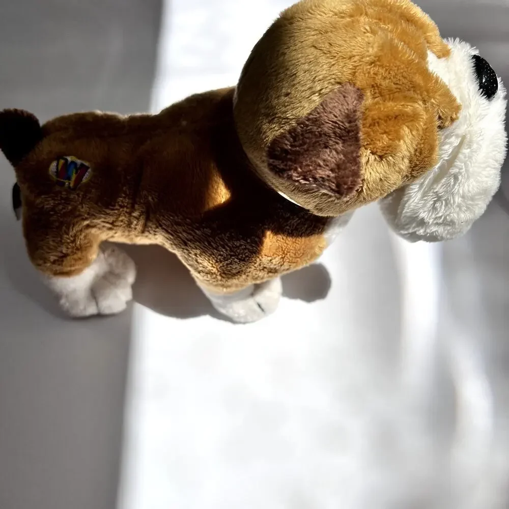Ganz Webkinz Brown And White Bulldog‎ HM126 No Tag Or Code